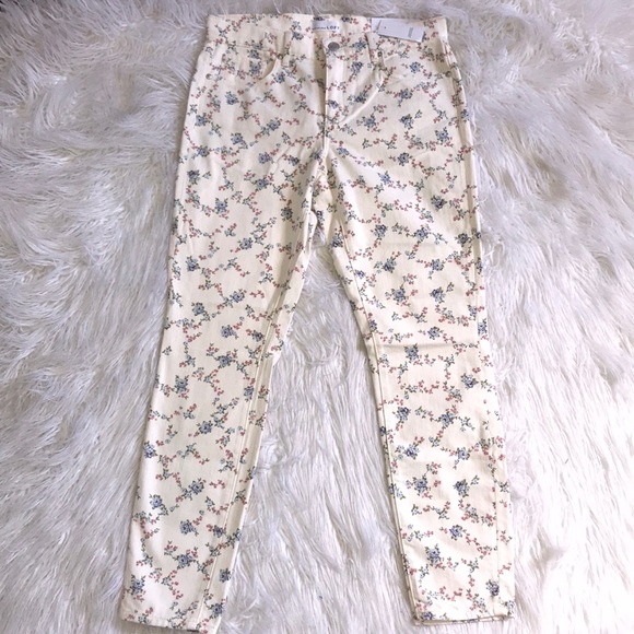 LOFT Denim - LOFT Floral Skinny Jeans NWT Size 29